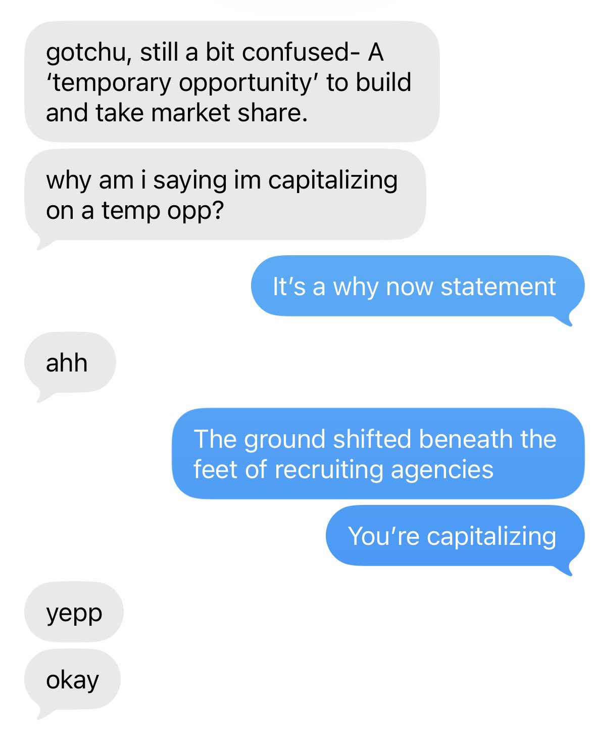 Mat coaching a founder on their 'why now' statement